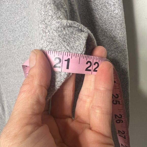 Alternative Apparel Gray Heathered Longsleeve top Sz L - Picture 4 of 7